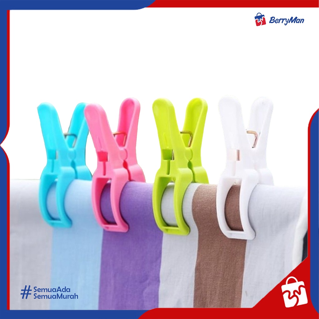 JEPITAN BESAR Jepit Jemuran Baju Selimut Handuk Laundry Clips Jumbo