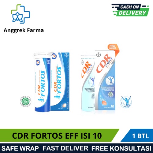 CDR FORTOS EFFERVESCENT ISI 10/KALSIUM/VITAMIN TULANG