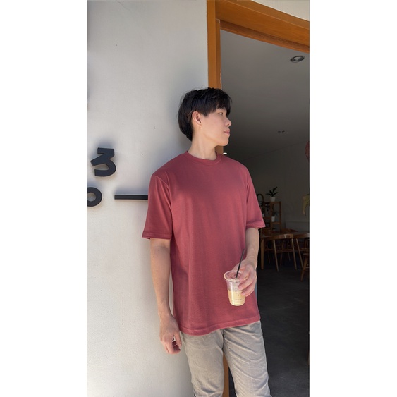 Kadaka MT-0165 Oversized Tshirt Atasan Pria Dropneedle Knit