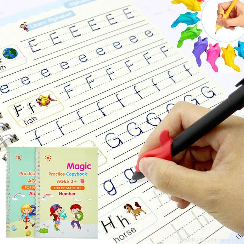 Buku Sank book Magic Sank Magic Book Practice Book 1 Set Isi 4 Buku &amp; Pulpen