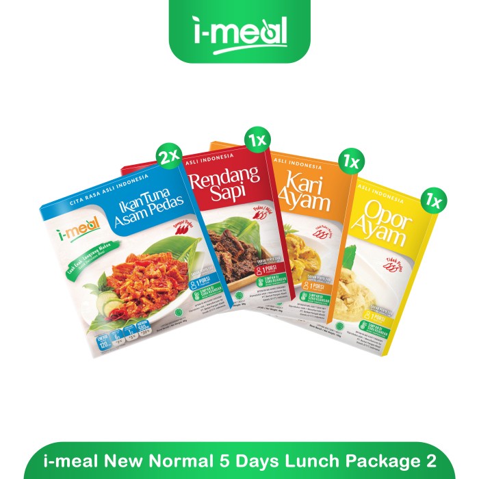 

I-Meal New Normal 5 Days Lunch Package 2