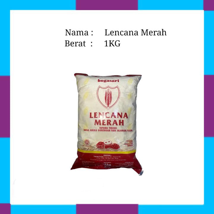 

Tepung Terigu Lencana Merah Kemasan 1kg | Bekasi