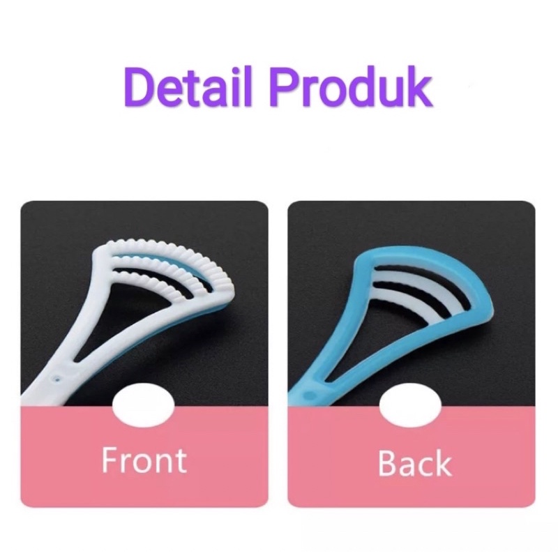 Alat Pembersih Lidah Sikat Lidah Tongue Cleaner Scraper