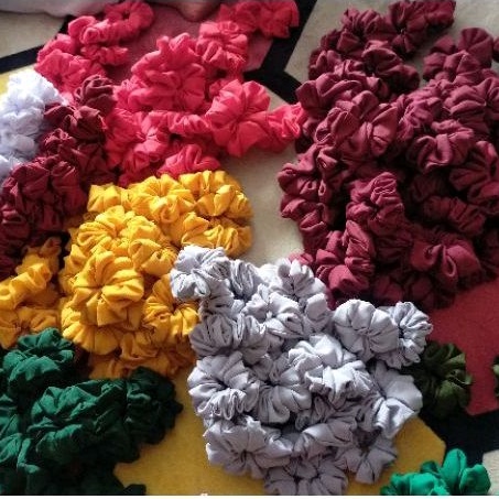 GROSIR IKAT RAMBUT GROSIR SCRUNCHIE TALI RAMBUT ANTI MLOROT