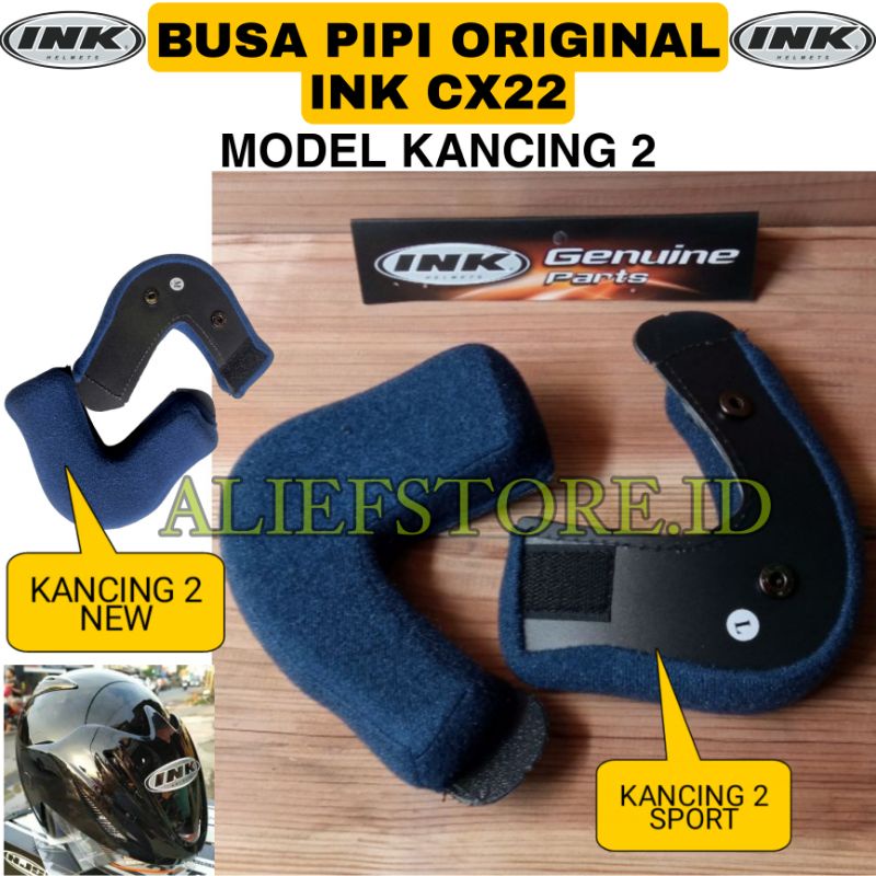 ORIGINAL BUSA SET SPON BUSA PIPI INK CX22 PART DALEMAN HELM INK CX 22 SEPASANG