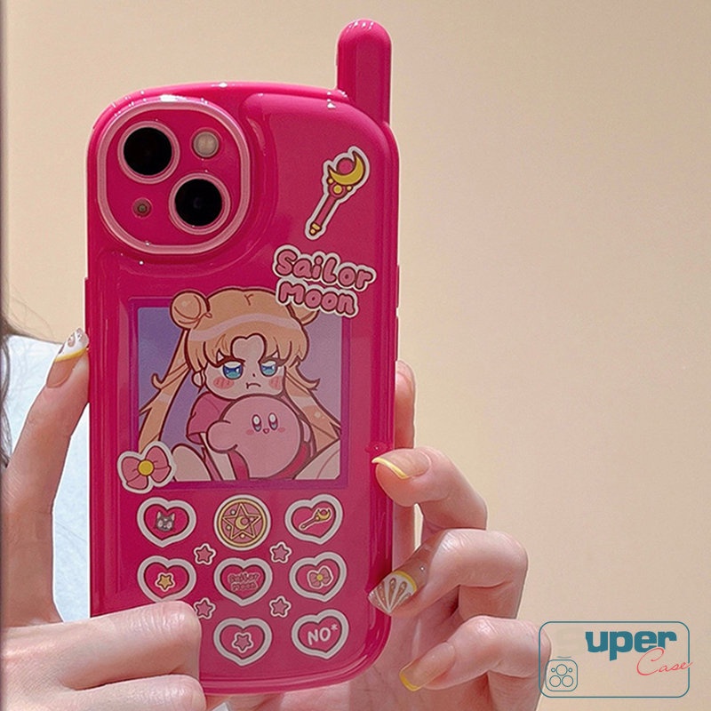 Soft Case Desain Kartun Anime Sailor Moon Gaya Retro Untuk iPhone 11 12 13 14 Pro MAX 7 8 14 Plus X XR XS MAX