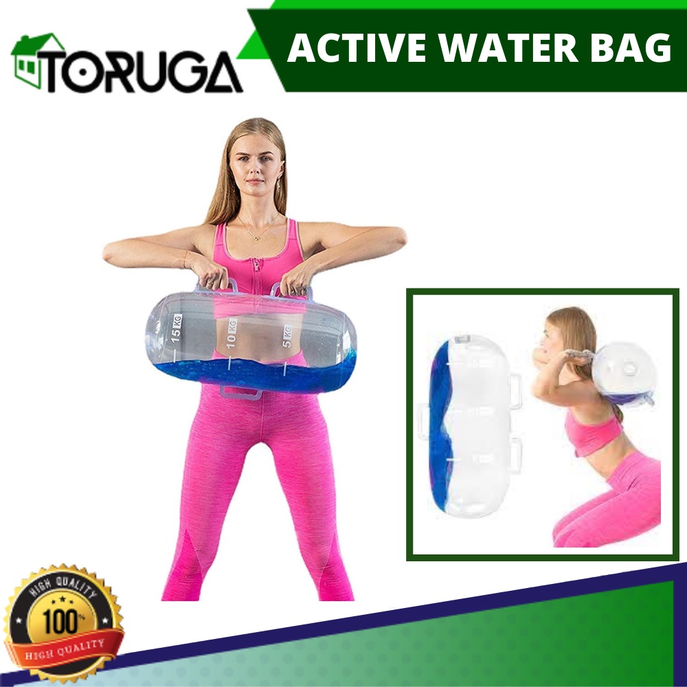 Tas Pemberat Gym &amp; Fitnes 15 KG Barbel Air | Active Water Sand Bag