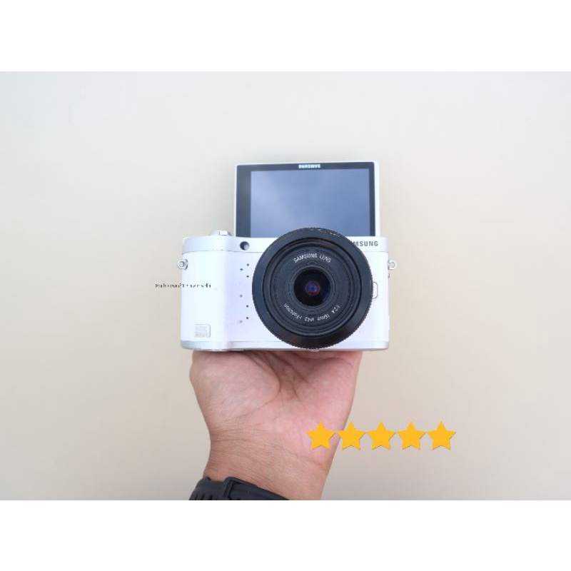 Camera Kamera Mirrorless NX 300M NX300M Lensa 16mm FullHD 20MP Putih Murah
