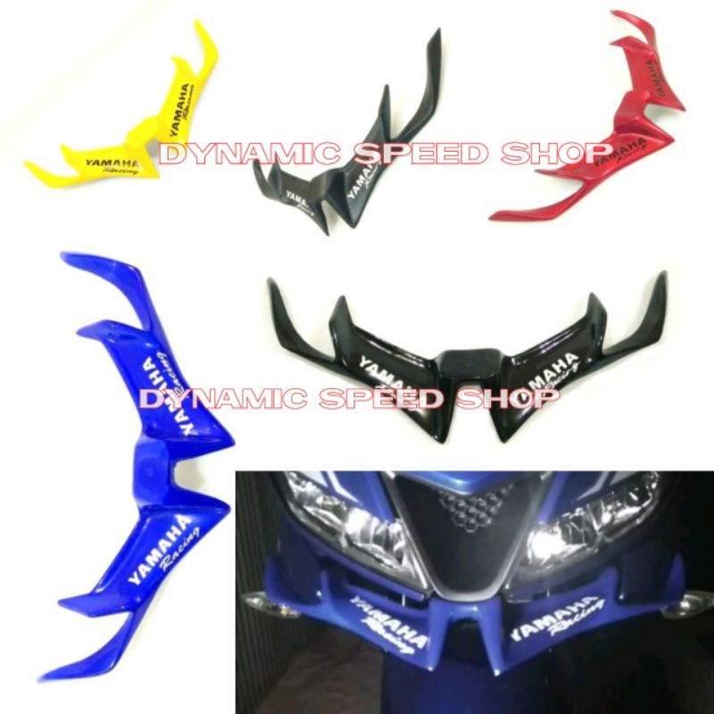 winglet plastik r15 new winglet sayap R15 v3 winglet sayap depan yamaha R15 v3