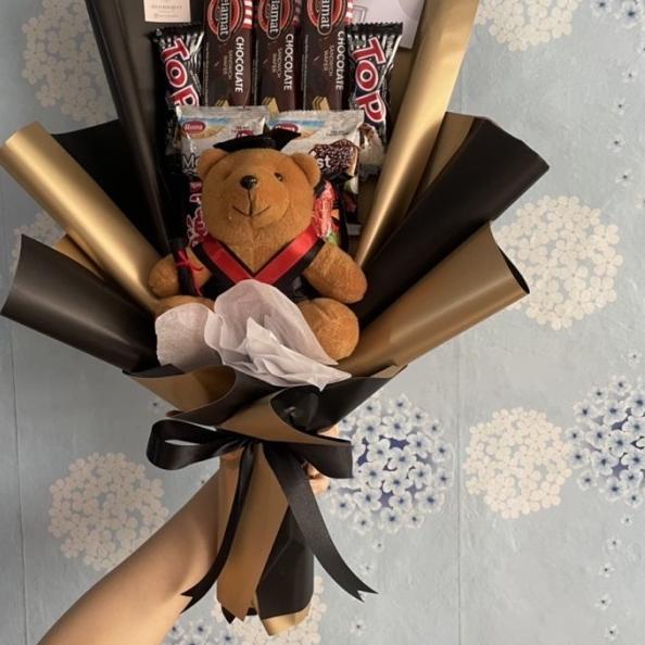 [READY] Snack Bouquet 2 [Buket Snack, Buket Coklat, Buket Boneka] - Timtam