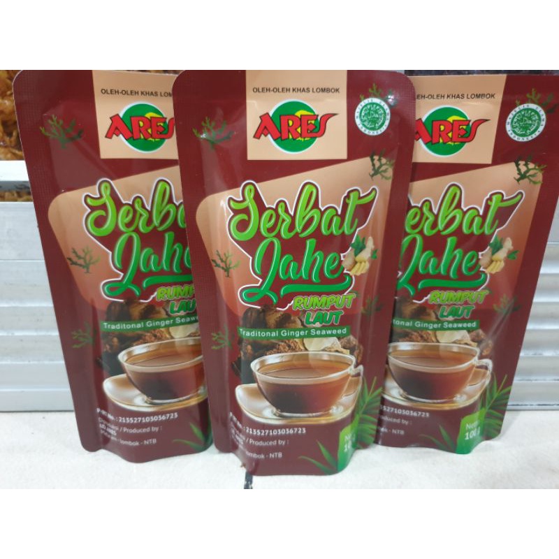 

Serbat Jahe Rumput laut