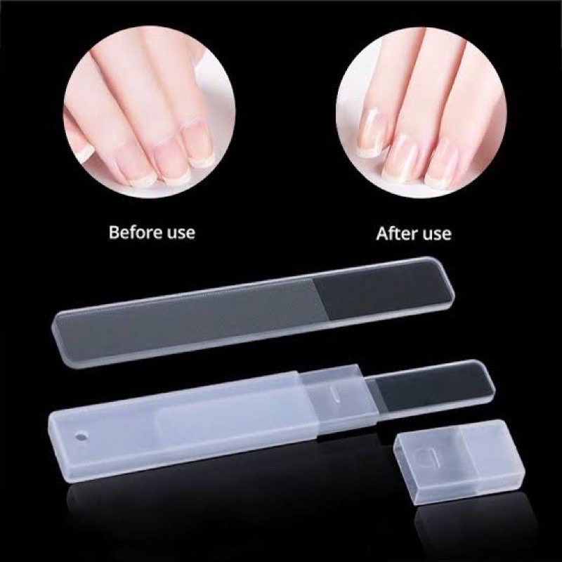 Murah Lebay S134 Pengikir Kuku Pengkilap Kuku Pengkilat Kuku Nail File Nano Glass