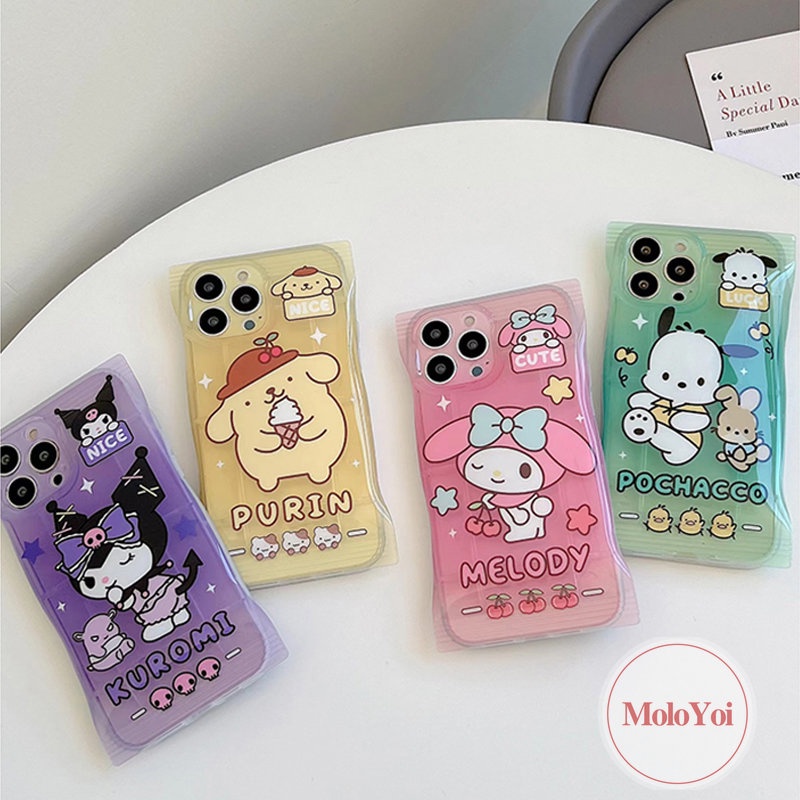 Soft Case TPU Motif Kartun Permen Untuk IPhone 7 6 6s Plus 11 12 13 14 Pro Max XR 7plus 8 X Xs Max SE 2020