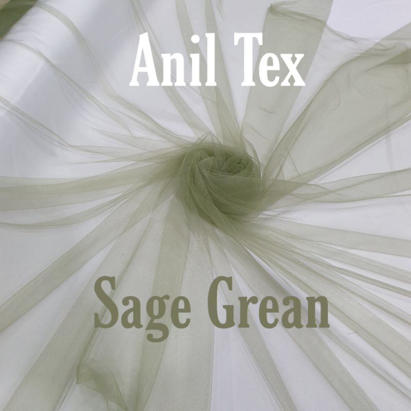 Kain Tile Polos Soft Tulle/Kain Soft Tulle Polos