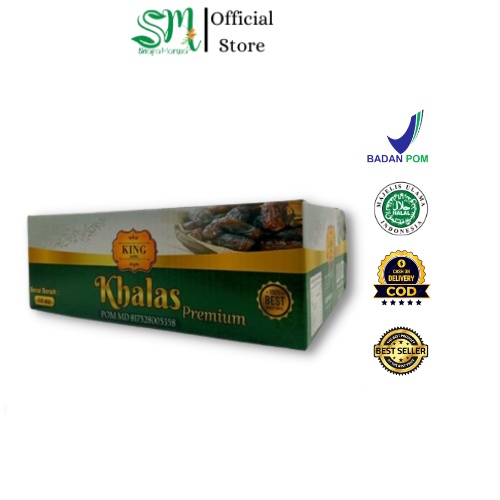 

KURMA KHALAS 10kg / KHALAS AL SAAD / OLEH OLEH HAJI UMROH / KURMA MURAH / KURMA King Dates Khalas