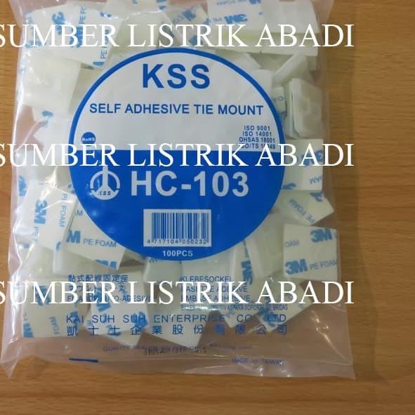 

KSS Self Adhesive Tie Mount HC-103 (PEREKAT 3M)