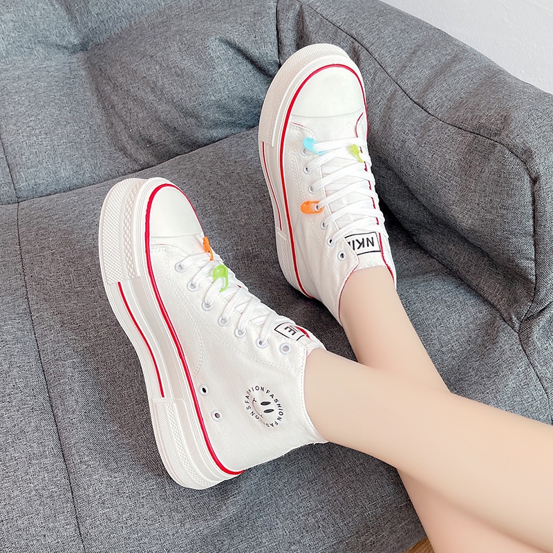 TBIG [COD] Sepatu Sneakers Import Shoes HTJOANA Fashion Wanita Sepatu Korea Style Sekolah Kuliah