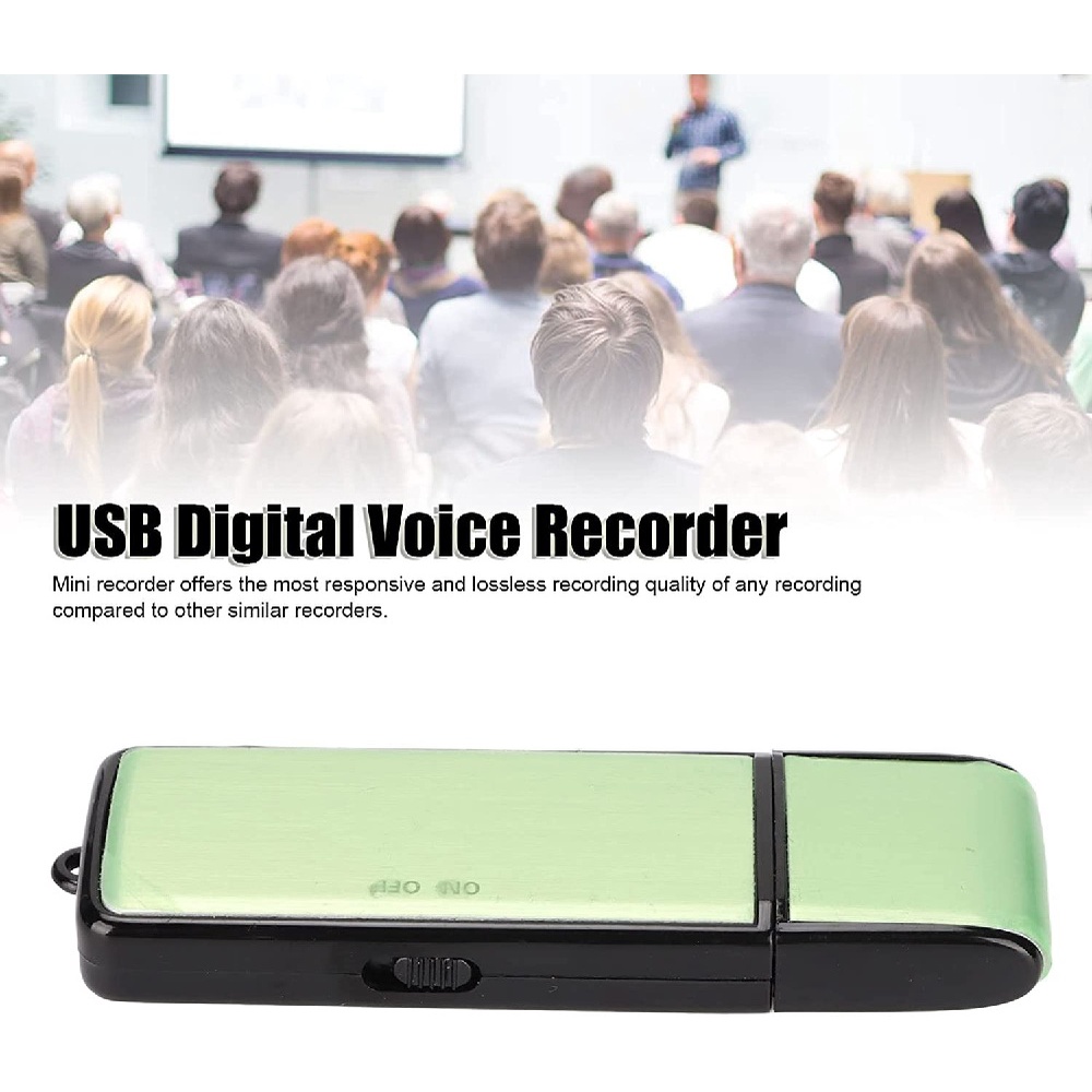 USB Portable Digital Voice Recorder  - 8GB Capacity Dual Use