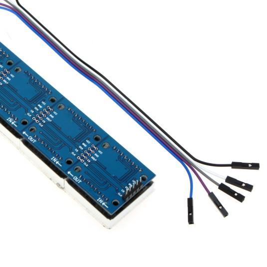 4in1 LED Dot Matrix Running Text Modul - Merah