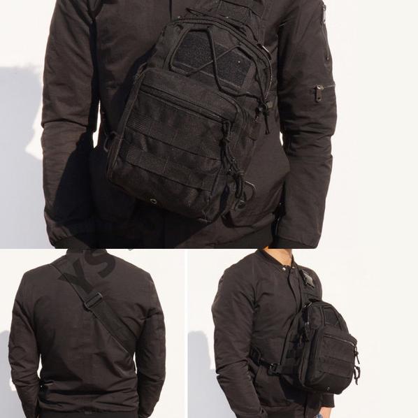 Tas Selempang Pria army Slempang Cowok Pria Army tactical - Hijau