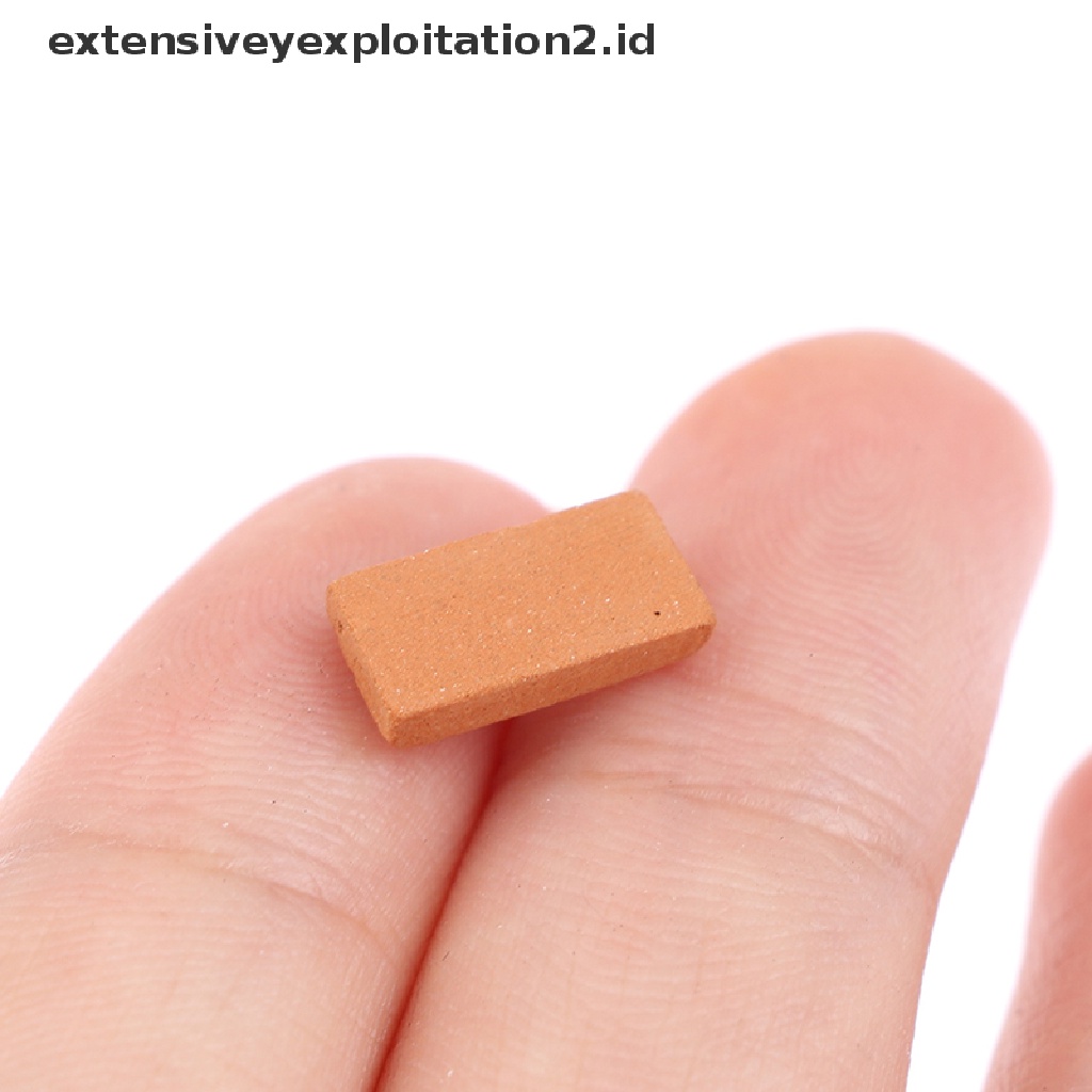 50 Pcs Mainan Miniatur Batu Bata Untuk Rumah Boneka