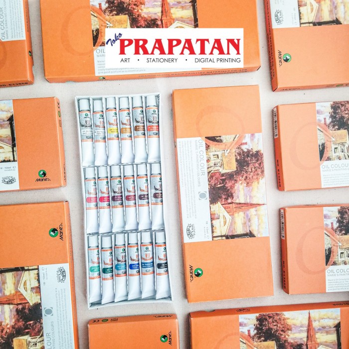 

Cat Minyak Maries / Oil Color 18 warna NANDAA