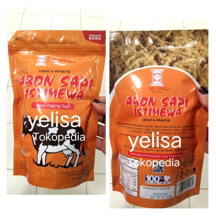 

Sie Sin Abon Sapi Istimewa 250gr