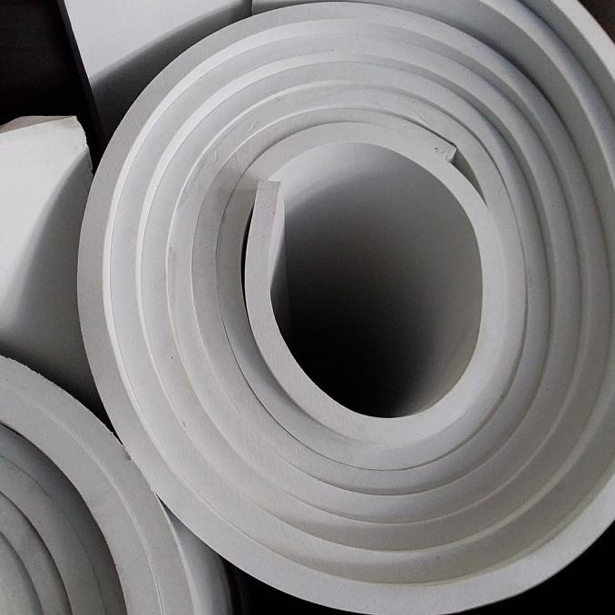 busa eva,back up,busa ati,kerajinan tebal 1cm uku 120x210 warna putih