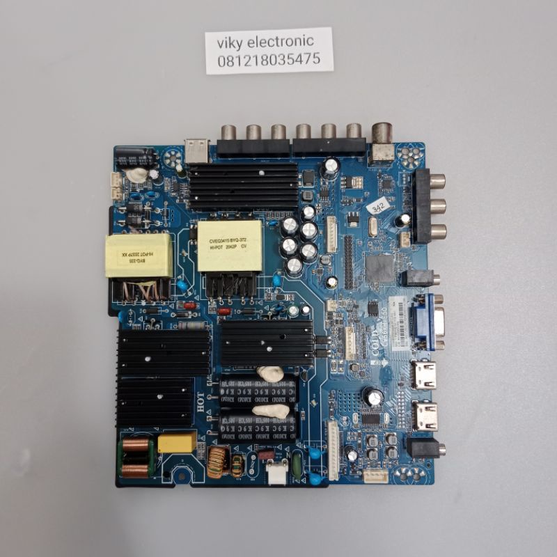 POLYTRON PLD 40B150 mb mainboard modul mesin tv led POLYTRON PLD 40B150