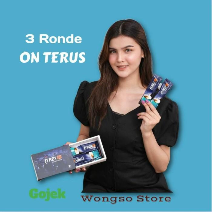 Troy 80 Kopi Performa Pria Dewasa Kuat Tahan Lama Herbal Bpom Perbox