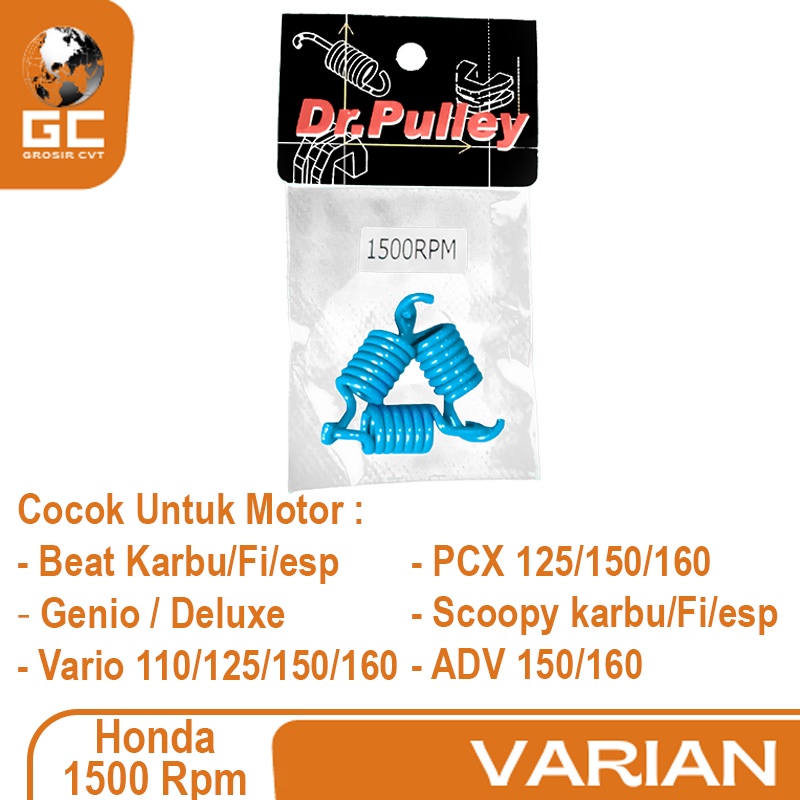 Per Sentrik Kampas Ganda Kopling Vario Beat PCX Scoopy Genio Deluxe Fi ESP 1000 RPM Dr Pulley