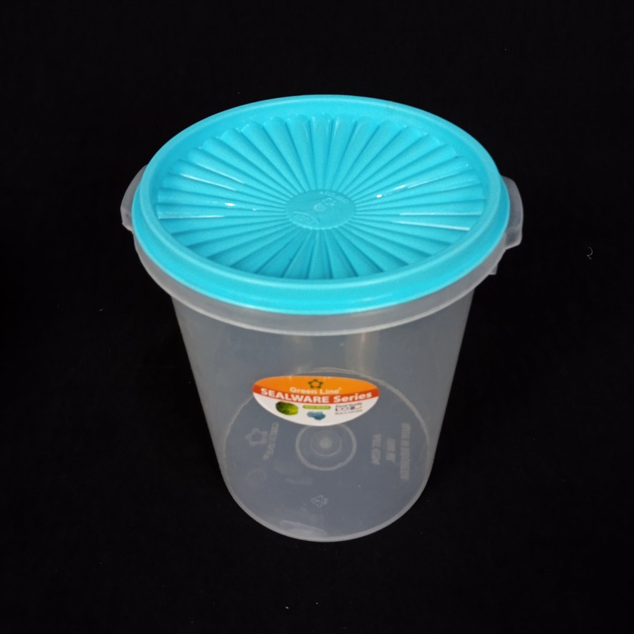 Toples Kerupuk Laura 900mL / Sealware Krupuk 900 mL / Wadah Tempat Makanan Seal Ware Toples Plastik Peyek Coklat Kue Permen