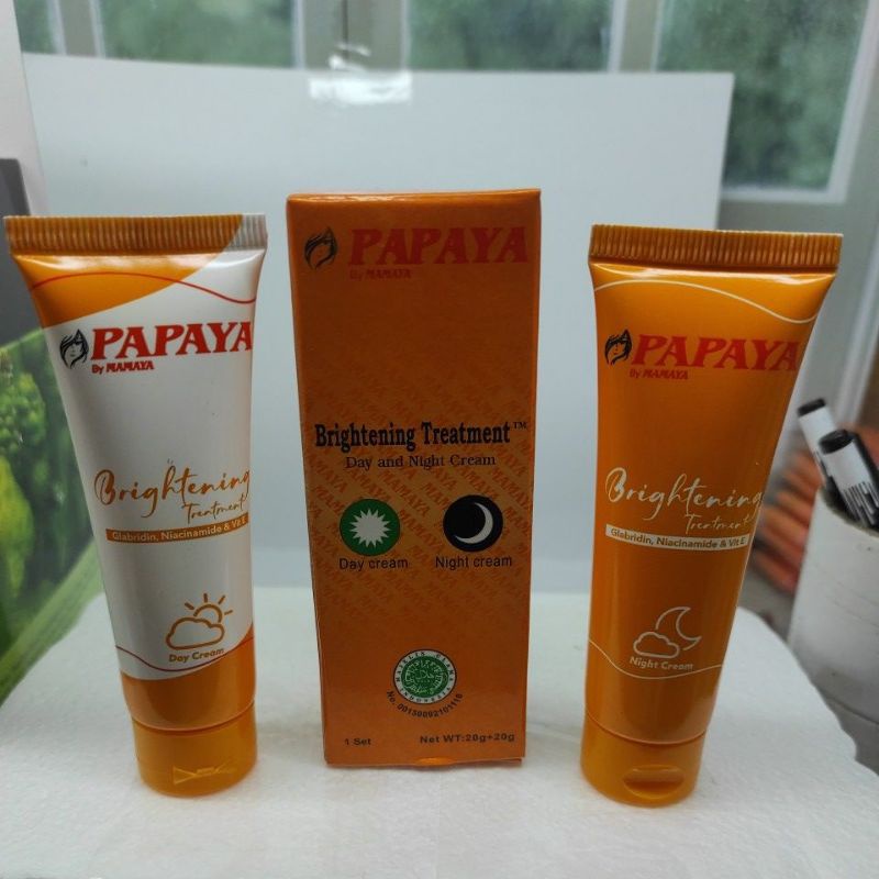 CREAM PEPAYA/PAPAYA SIANG DAN MALAM BY MAMAYA BPOM ORIGINAL