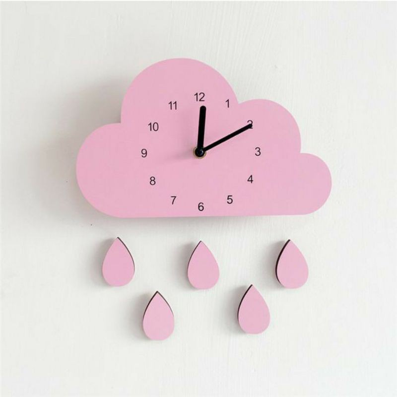 Jam awan ukuran besar 45 cm