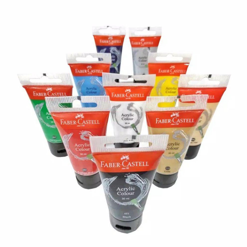 

Faber-Castell Acrylic Colour 75 ml Cat Akrilik Aneka Warna Ukuran 75 ml