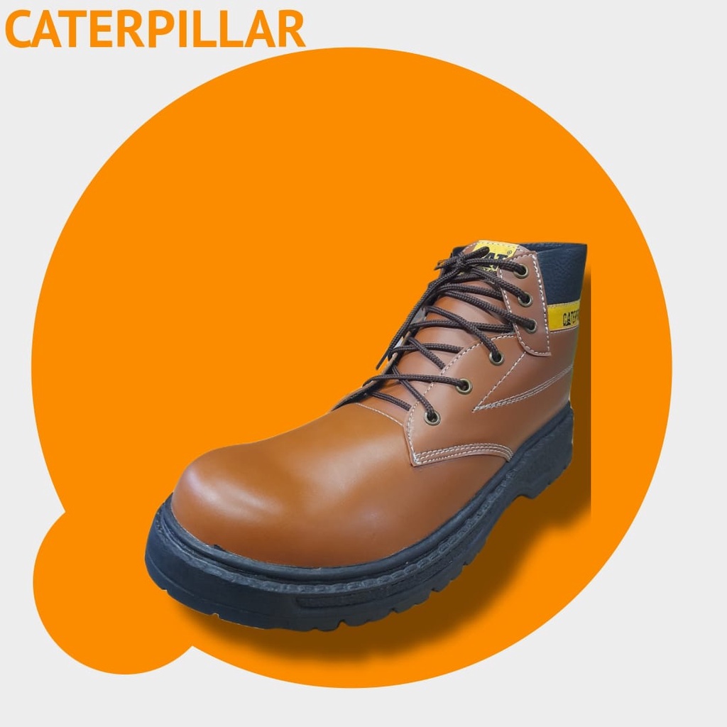 sepatu safety boot warna tan cocok untuk kerja
