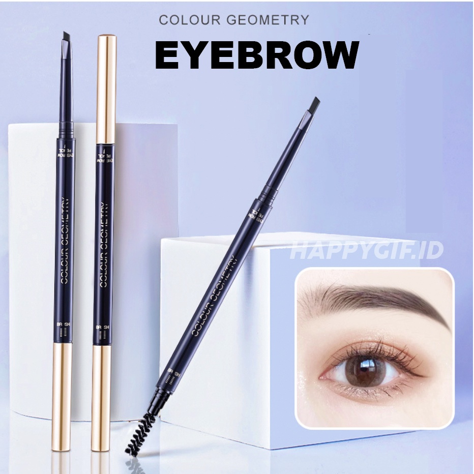 Geometry Color LAMEILA Geometry Pensil Alis Eyebrow 2 in 1 LA196