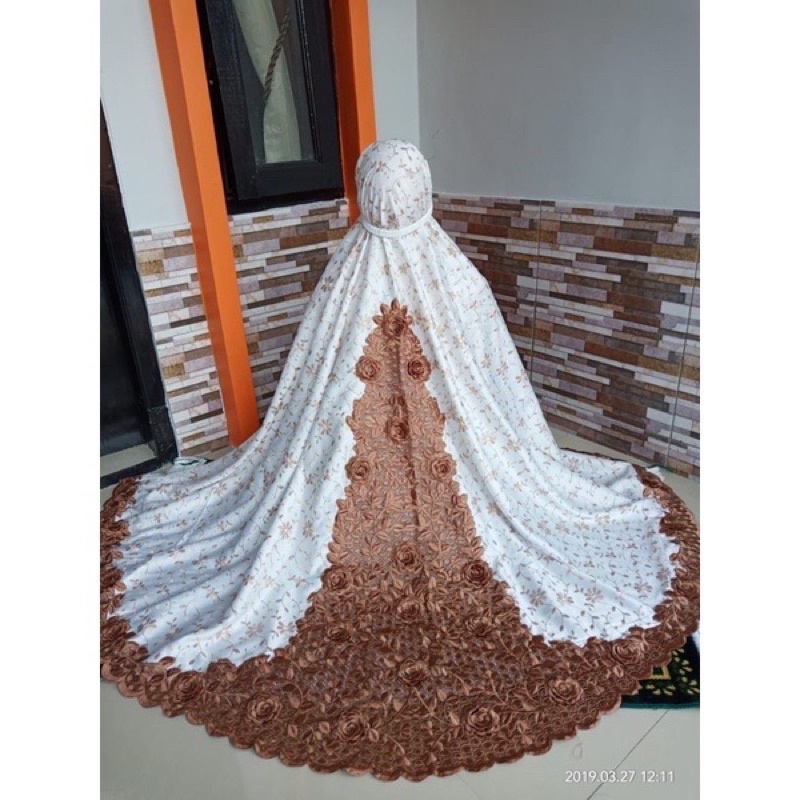 MUKENA SUTRA PARIS ROSE BORDIR