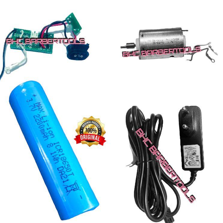 ShareNow--Suku Cadang Clipper Cordless / SperPart Mesin Cukur Rambut Wahl / Charger Dinamo Baterai P