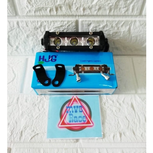 Lampu Tembak / Sorot LED 3 Mata HJG Bonway = Matik, Bebek & Sport.