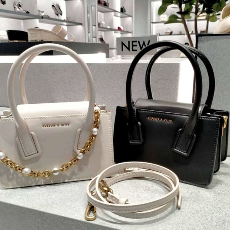 TAS SELEMPANG CK KIYO PEARL BEIGE   MURAH | ESCAPELOOK.ID