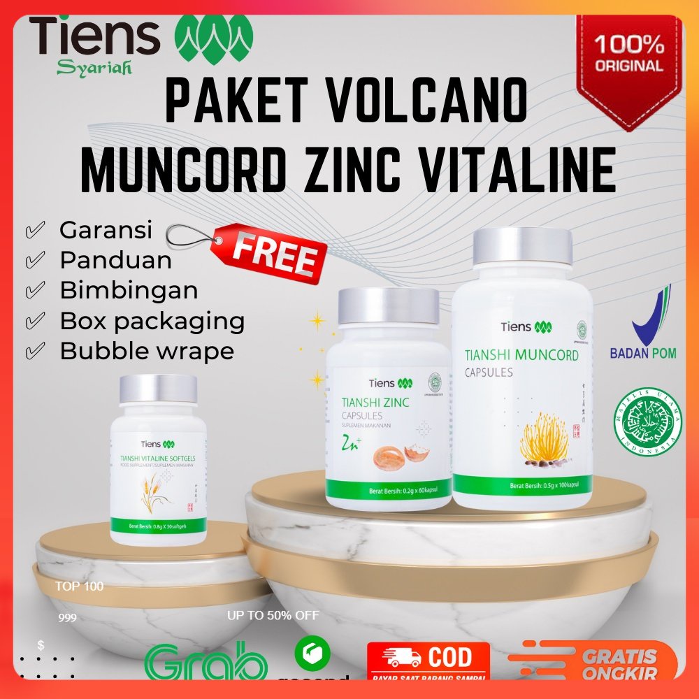 MUNCORD ZINC VITALINE TIENS PAKET VOLCANO TIANSHI TIANSI TIENSI TIENSHI THIANSI MUNCHORD MUCORD MUNC