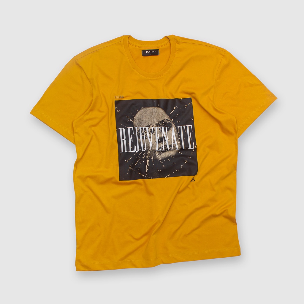 Eisee T-shirt Mustard: Rejuvenate