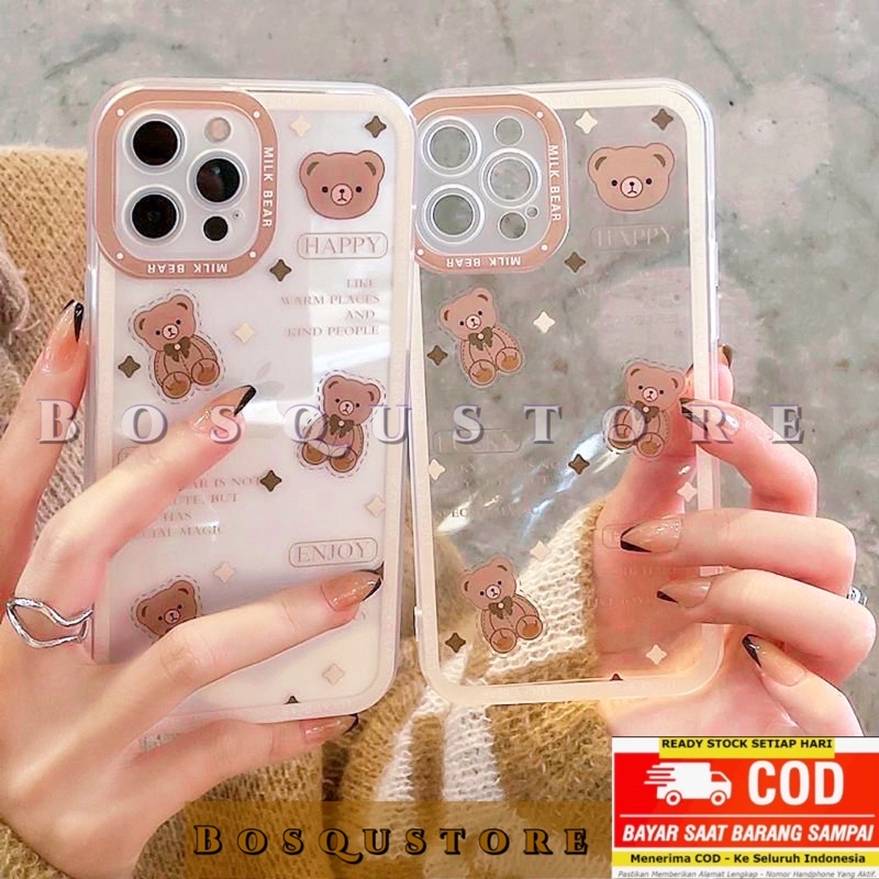 CASE OPPO A17K/ A17/ A77S/ A57 2022/ A96/ A95/ A76/ A74/ A16K/ A16E/ A16/ A15/ A15S/ A53/ A33 2020/ A52/ A92/ SOFTCASE PROTECTOR CAMERA/ CASING MOTIF BEAR/ BERUANG/ DORAEMON/ MICKEY/ LOVE PINK