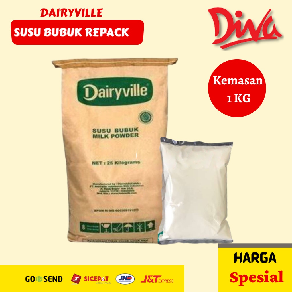 

[ 1kg ] Dairy ville Full Cream | Susu Bubuk Dairyville