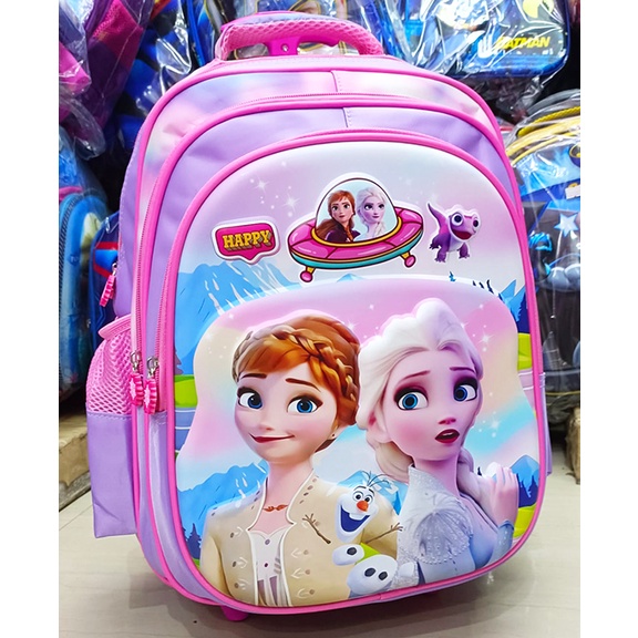 TROLLEY DORONG TAS ANAK SEKOLAH SD LAKI LAKI JAGOAN SUPER BINTANG GAMBAR DEPAN TIMBUL EMBOS 3RESLETING KANTUNG BESAR DAN LUAS IMPORT ( HPP HAPPY RUBY LAILA SD 16inch )
