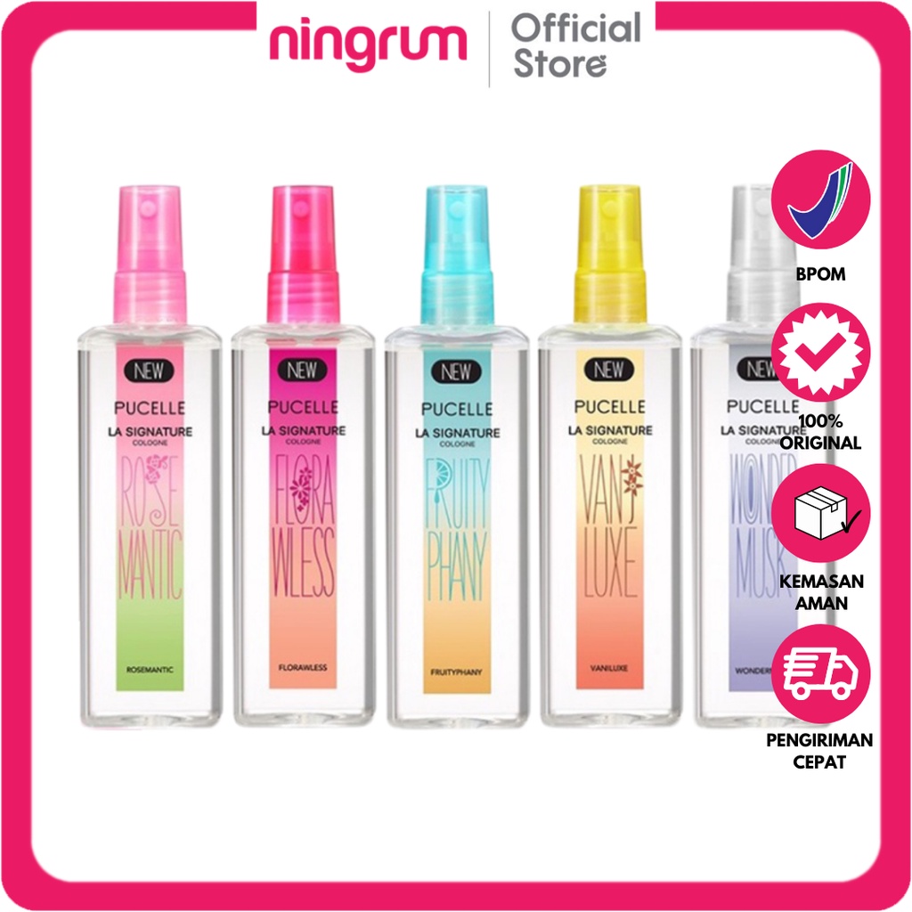 Ningrum - Pucelle La Signature Cologne 115 ML | Parfum Pucelle 100% Original - 9503