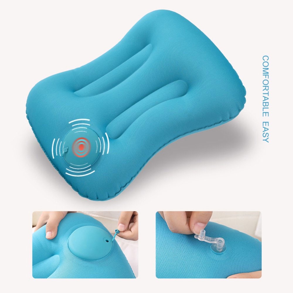 SU4 Naturehike Bantal Angin Inflatable Aeros Pillow F8057 Blue By Pro