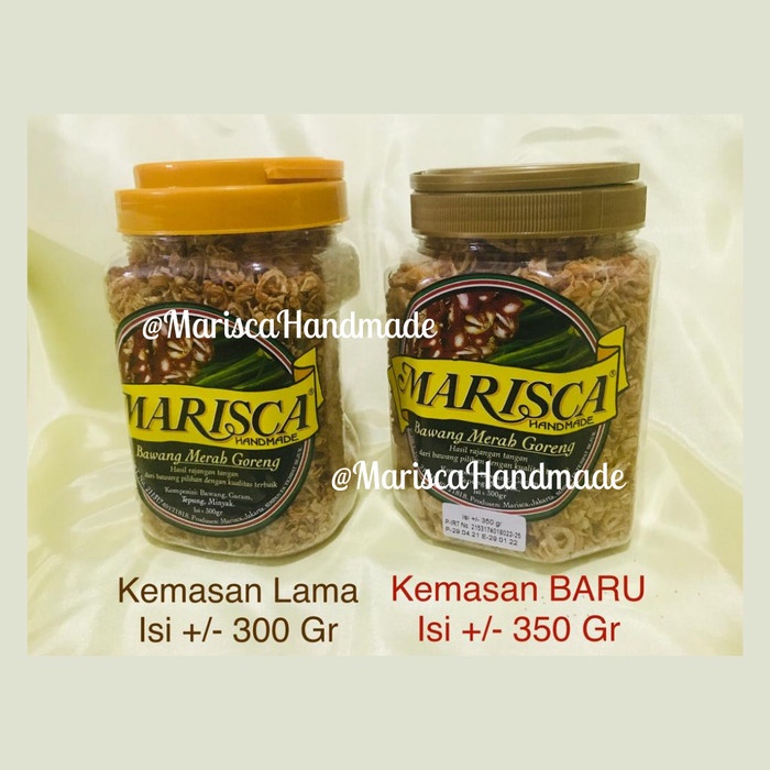 

Bawang Merah Goreng Marisca Handmade toples Large 350 gram