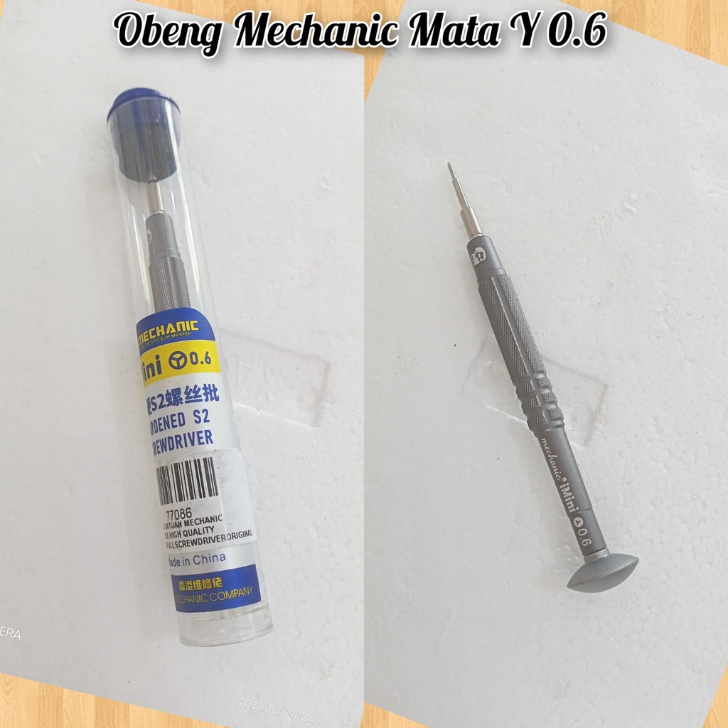 Obeng Satuan Mechanic Imini Mata Y 0.6mm Obeng Y 0.6mm